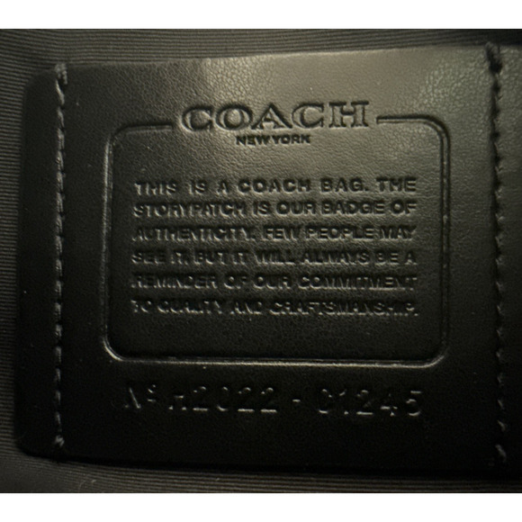 Coach Graham Crossbody Bag With Buffalo Plaid Print Authentic - Picture 5 of 8